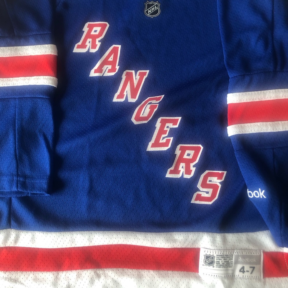 New with tags NY Rangers child size jersey
